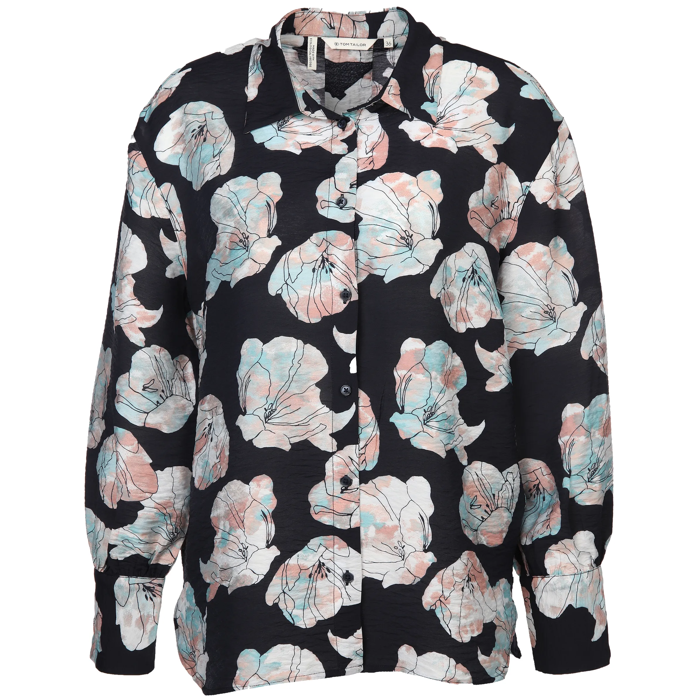 Damen Bluse mit Blumenprint