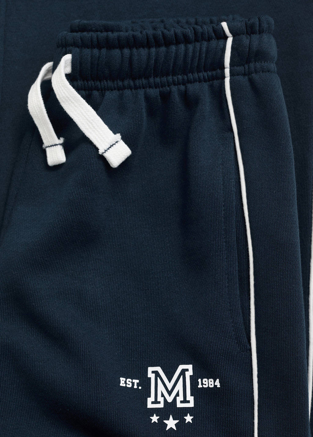 Mango Kids wide leg sweatpant marine