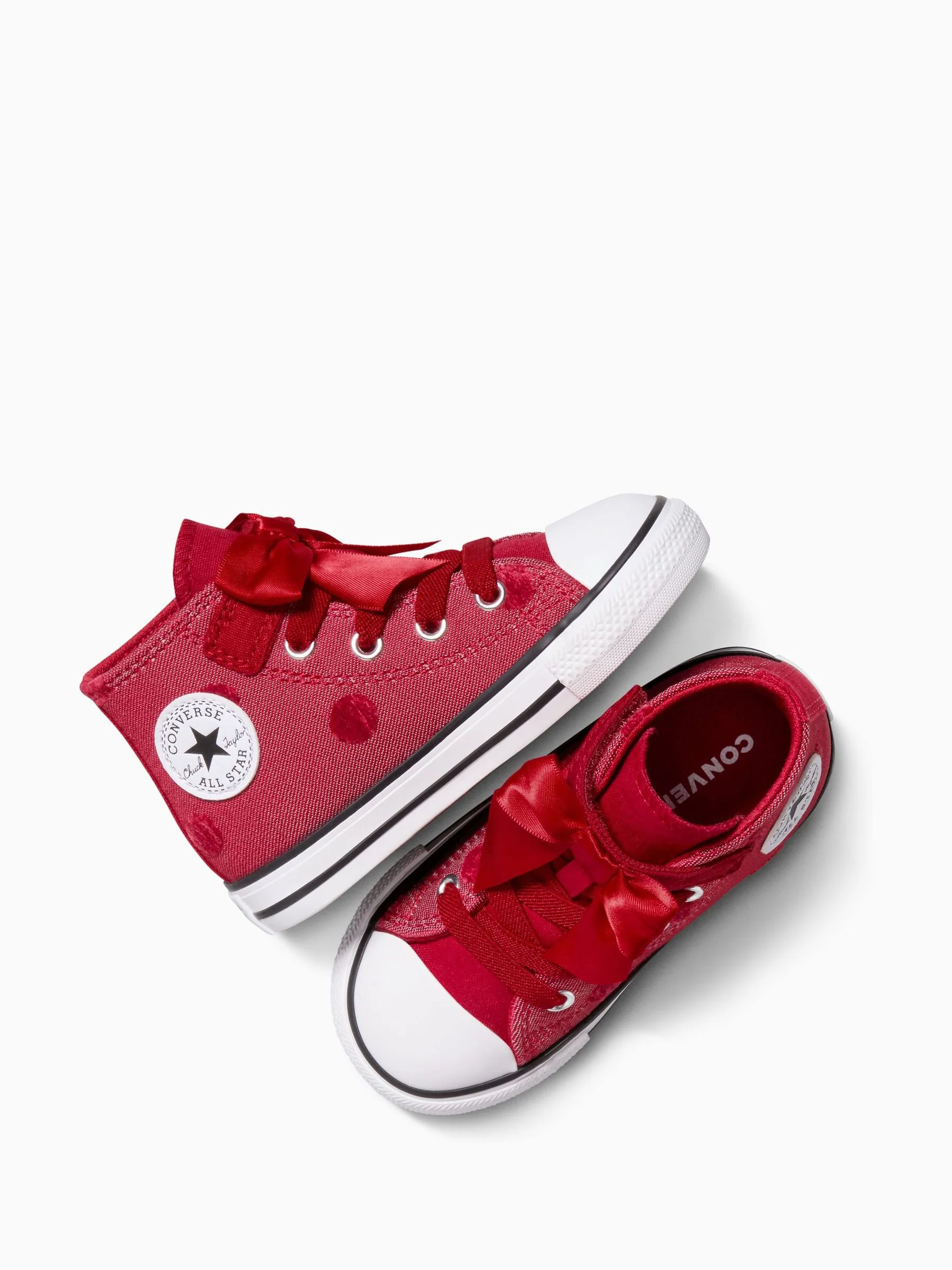 Converse Chuck Taylor Toddler Bow High Trainers