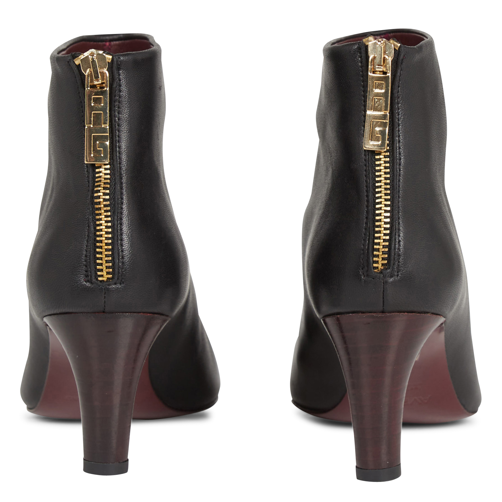 INGA NAPPA - Boots à talons en cuir| Noir