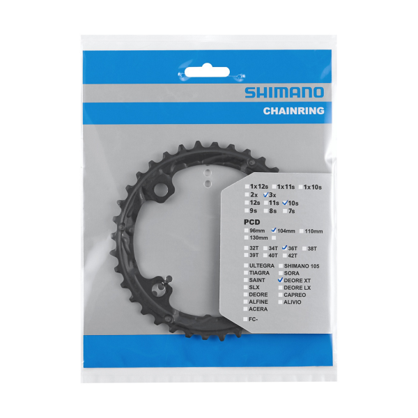 Shimano XT T781 10-Speed Klinge, 36T