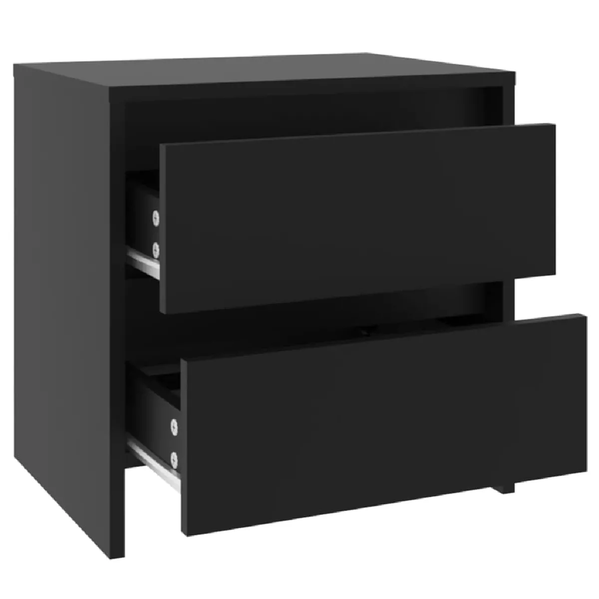 Vidaxl Tables de Chevet - Noir