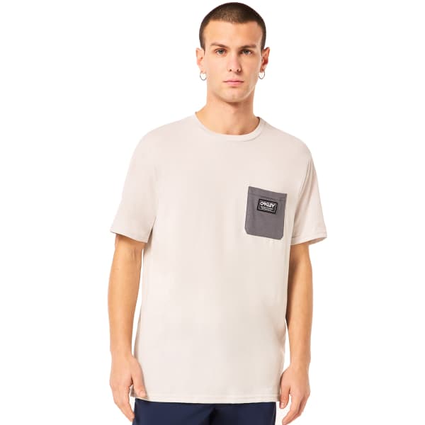 T-shirt OAKLEY CLASSIC B1B POCKET TEE LUNAR ROCK