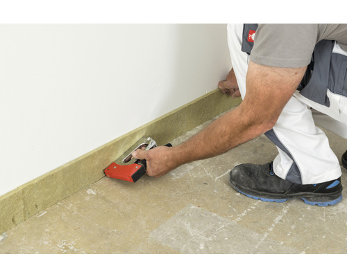 Knauf minerale wol randisolatiestroken voor dekvloeren, 1200 x 100 mm, verpakking van 10.