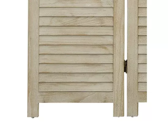 Cloison de séparation 6 panneaux 210x165 cm Bois de Paulownia