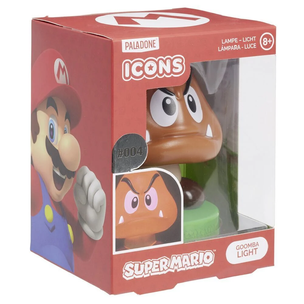 Lampe Super Mario Goomba Icons veilleuse à piles