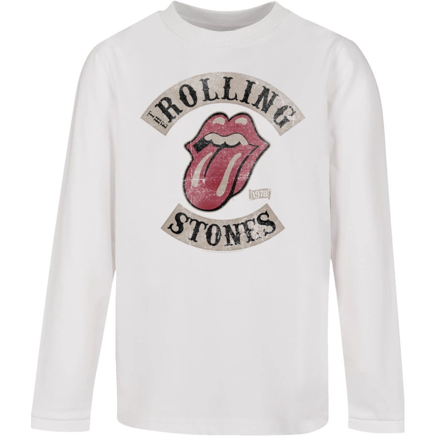 F4NT4STIC Longsleeve Shirt The Rolling Stones Tour '78 weiß