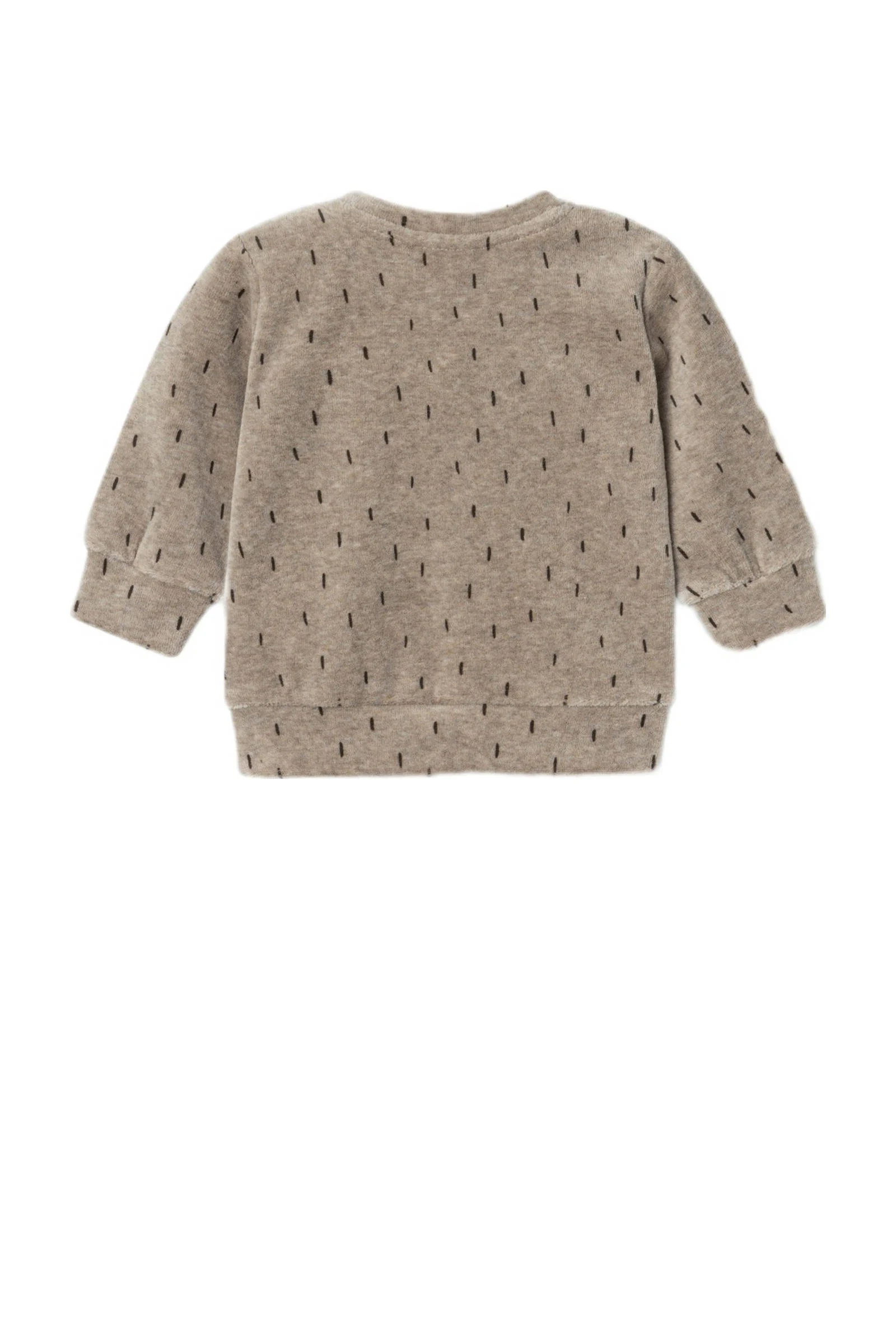 NAME IT sweater NBNNALWIN met all over print zand