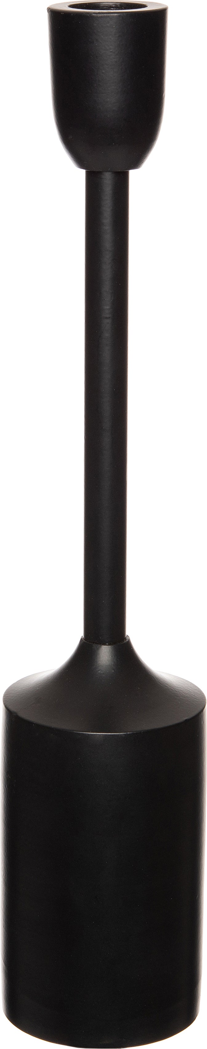 Intratuin kandelaar Roos zwart D 6 H 30 cm