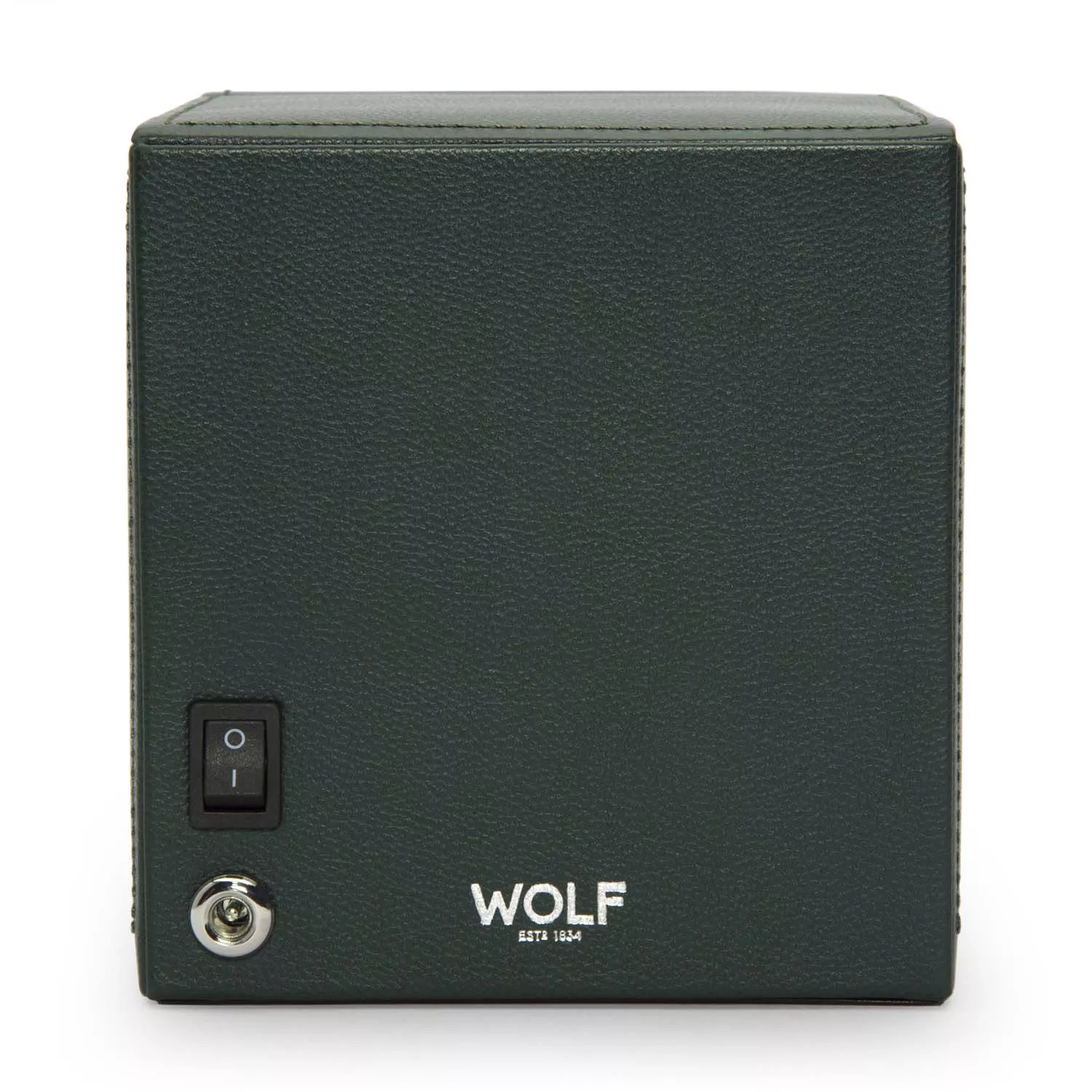 Wolf Cub Watch Winder 1 ur Grøn Imiteret Læder 461141