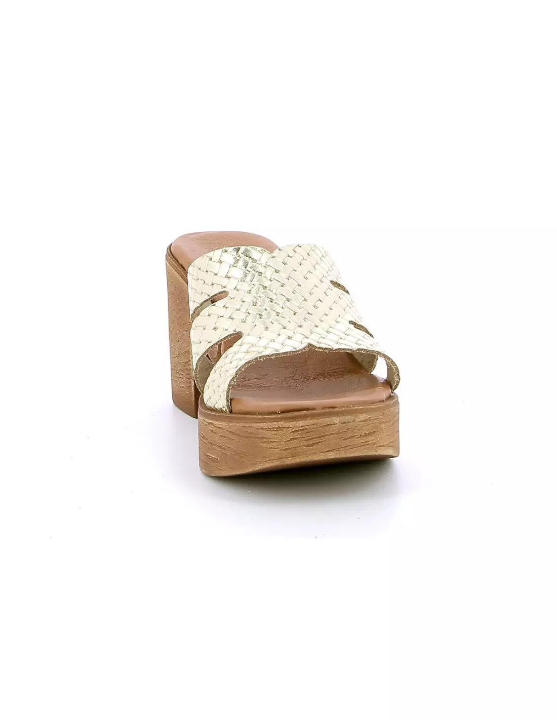 ELLA GUAPA ELAFE - Mules & sabots Platino
