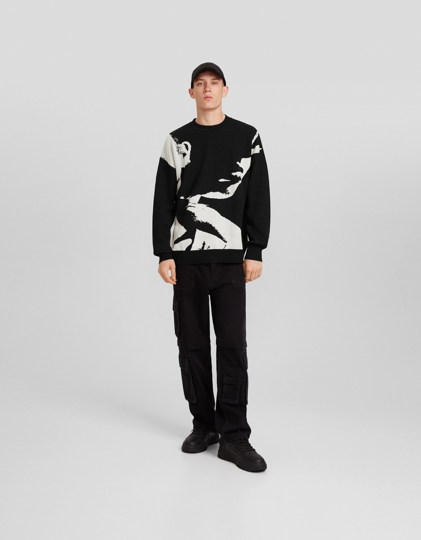 Suéter estampado
