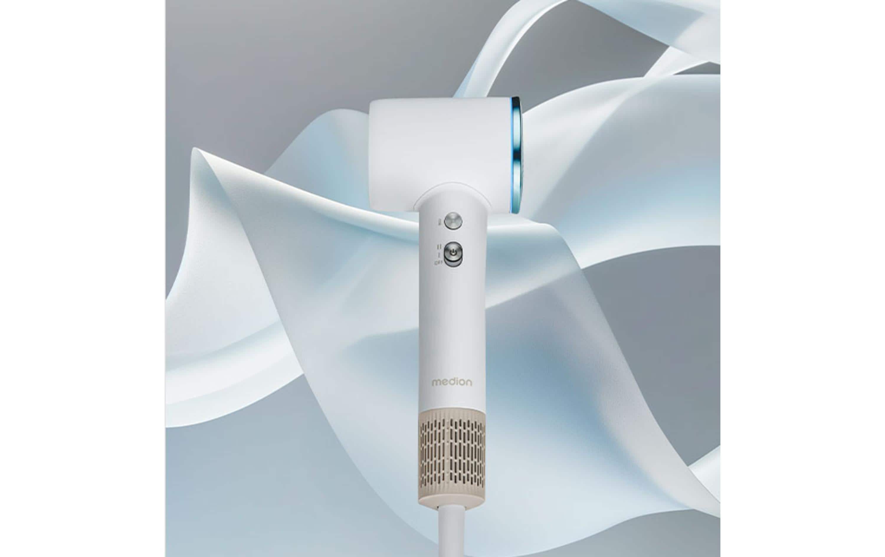Haartrockner MD 19983 Weiss<br>Föhn mit Ionen-Technologie