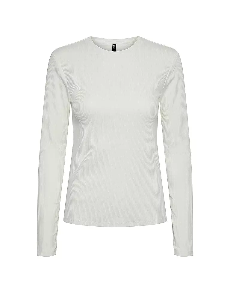 PIECES Langarmshirt PCRUKA creme