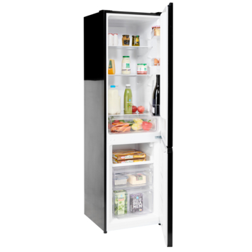 Salora CFC2530B koel-vriescombinatie vrijstaand 253 liter zwart