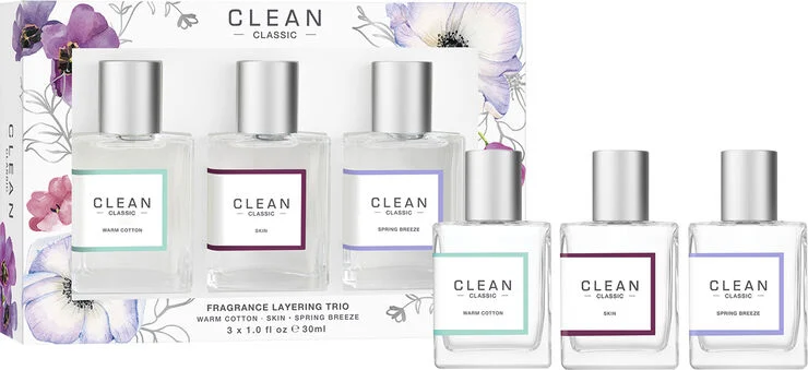 Clean CLEAN 3-PACK LAYERING EdP Julegaveæske