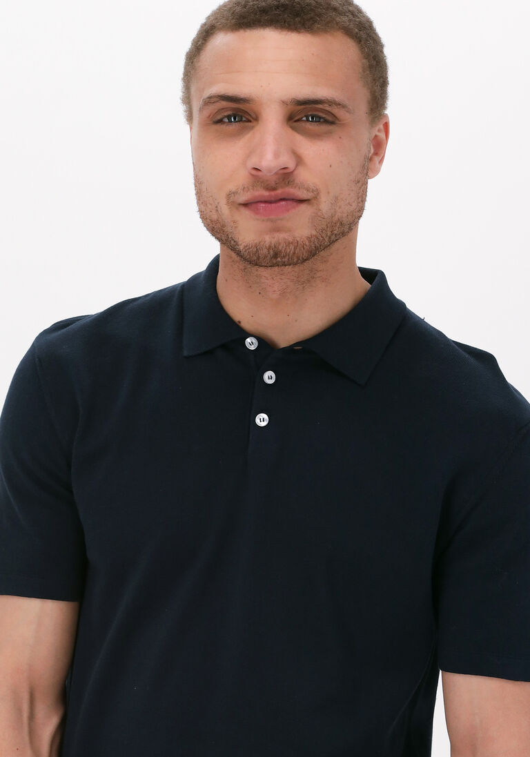 THE GOODPEOPLE donkerblauwe the goodpeople polo plan