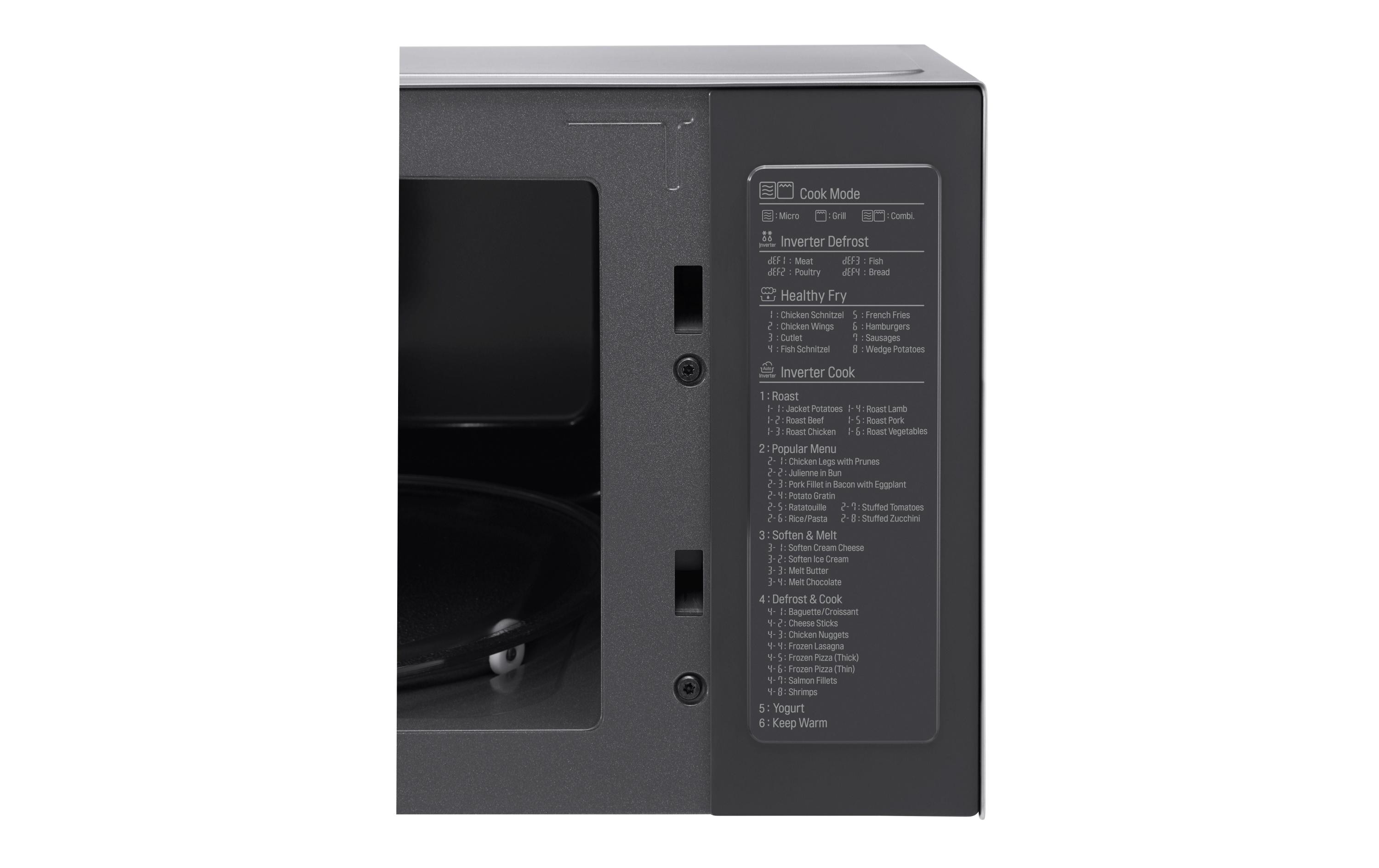 Mikrowelle NeoChef MH6565CPS Silber<br>1000 W-Mikrowelle mit präziser Temperaturregelung