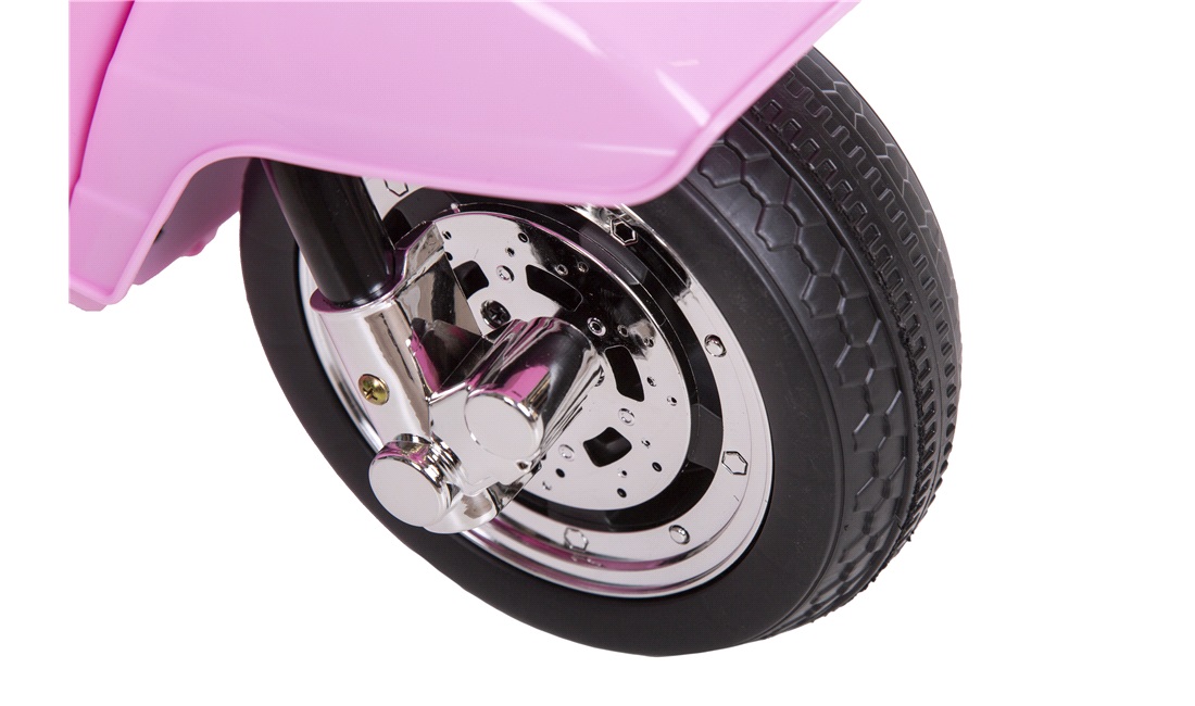 El-scooter til børn 6V Vespa Pink