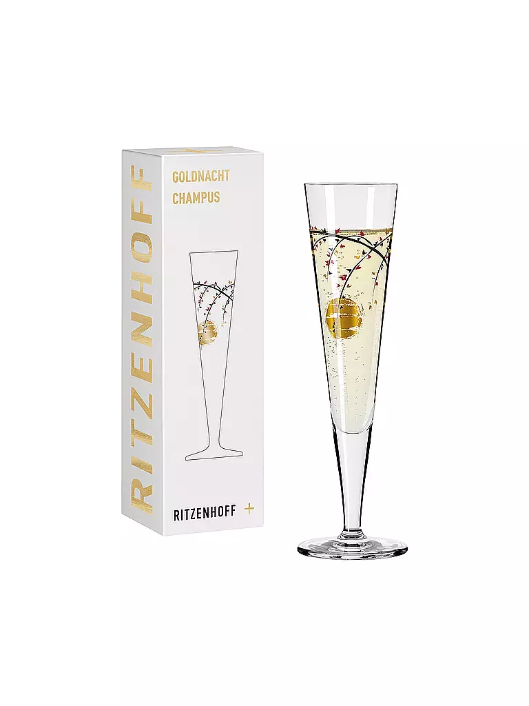 RITZENHOFF Champagnerglas Goldnacht Champus #14 Rachel Hoshino 2021 gold