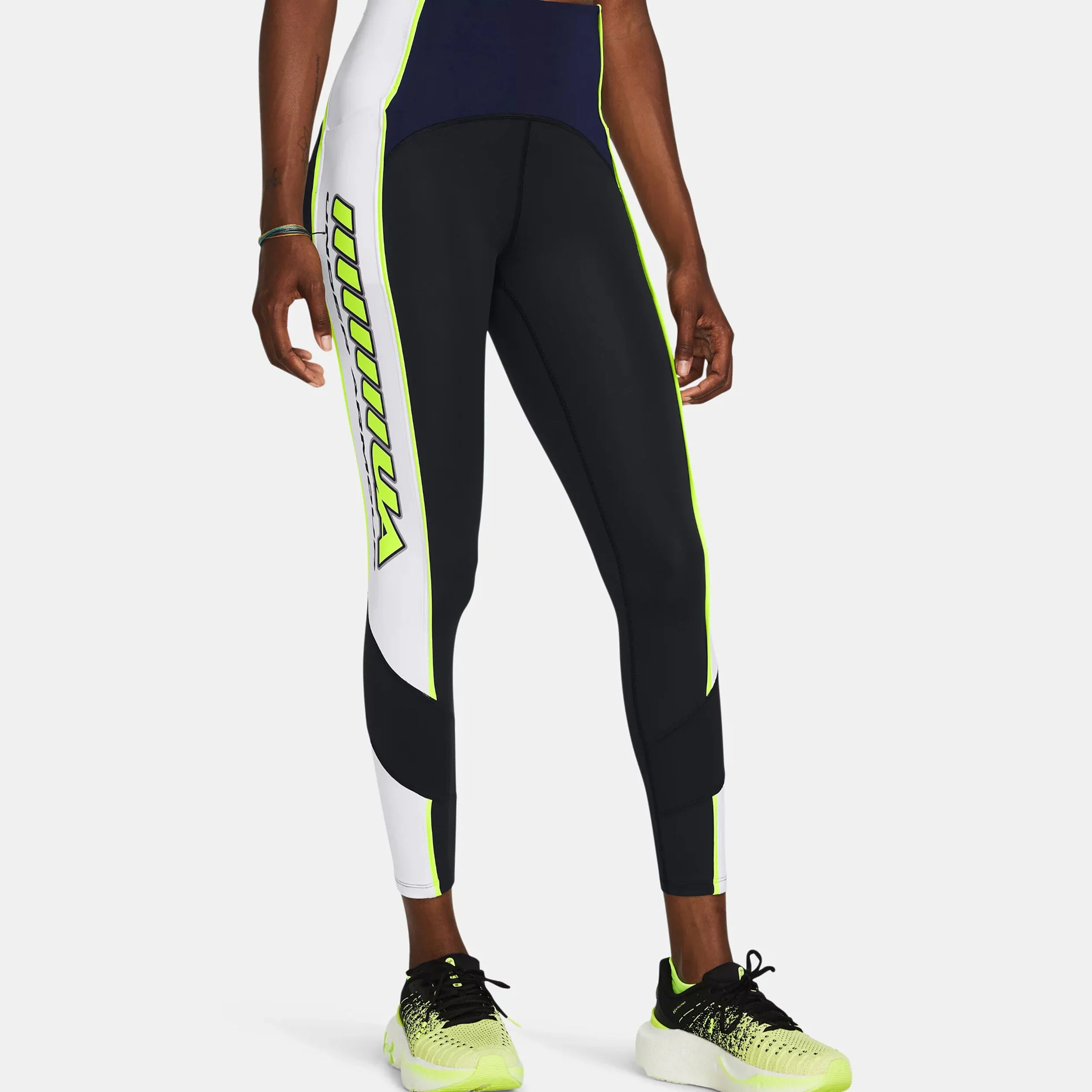 Under Armour Run Everywhere Ankle Collant Tight Femmes - Noir , Bleu Foncé