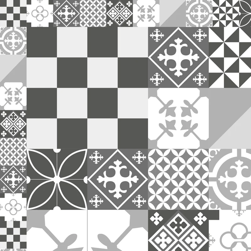 Lot de 4 sets de table L 40xl 30cm - CIMENT STYLE GRIS 99deco