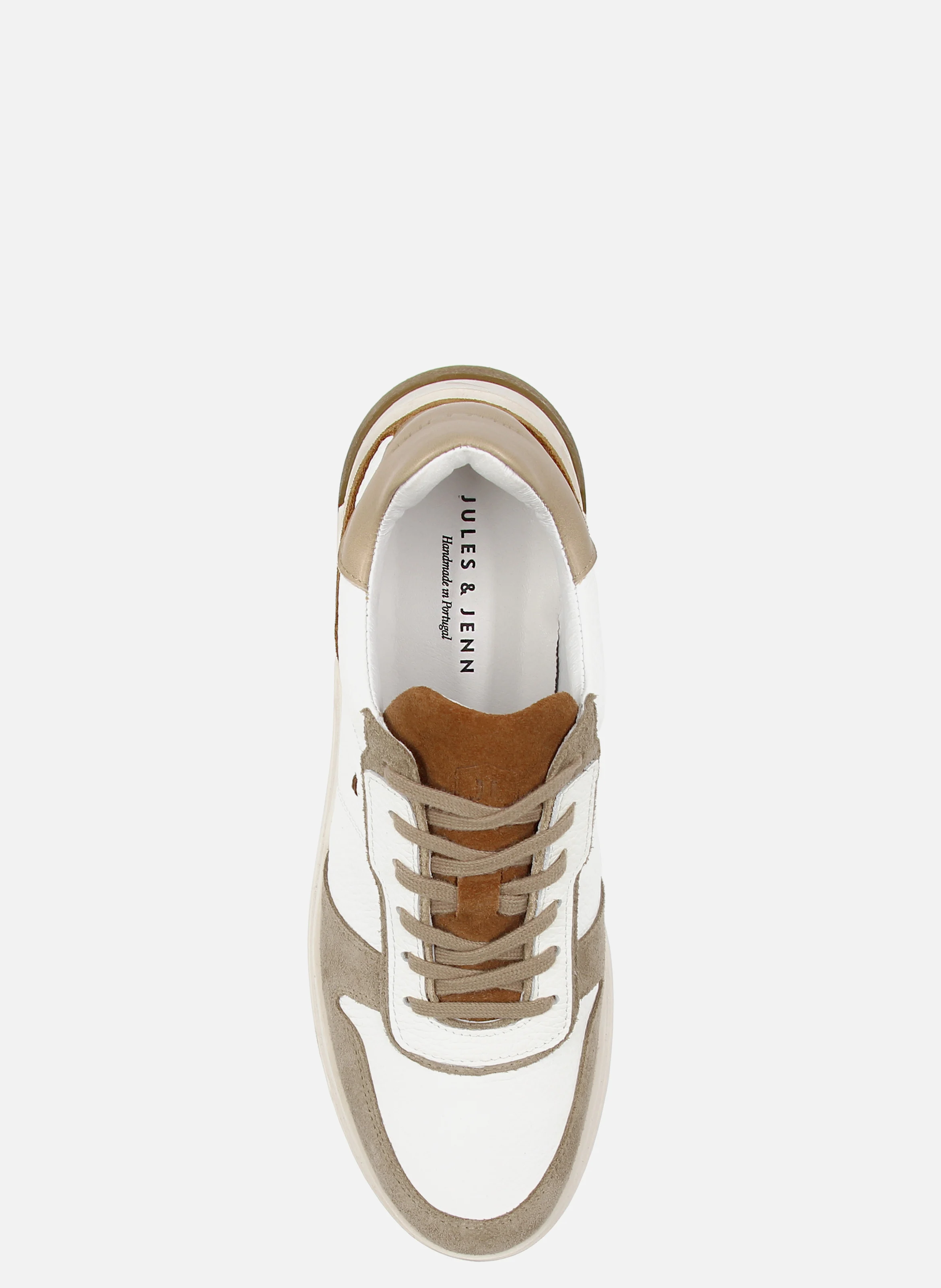 Baskets léo cuir | Blanc