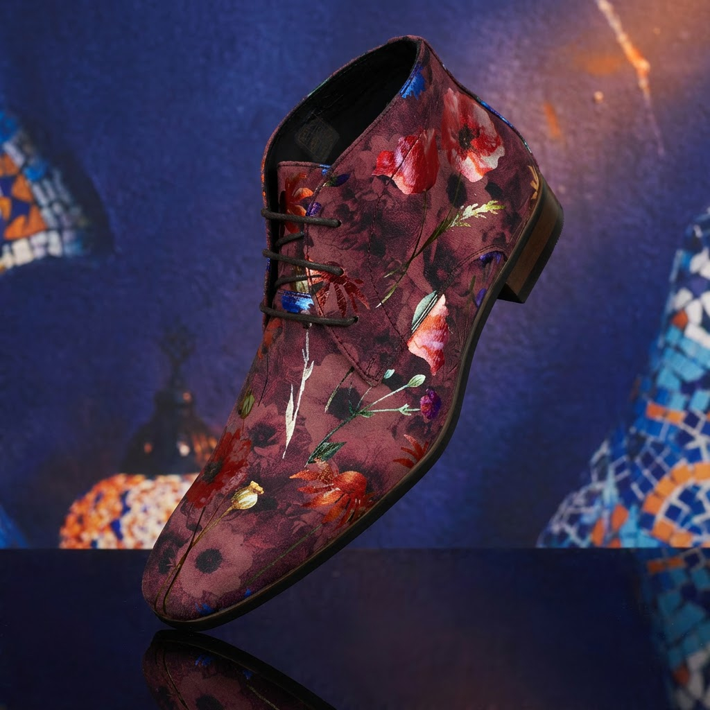 Rosso Velour Flora High - PRE-ORDER