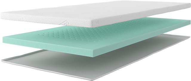 my home Topper »Aquam, Topper 90x200 cm,180x200 cm in 4 Härtegraden« Matratze, Boxspringbett, Allergiker geeignet (Hausstauballergiker