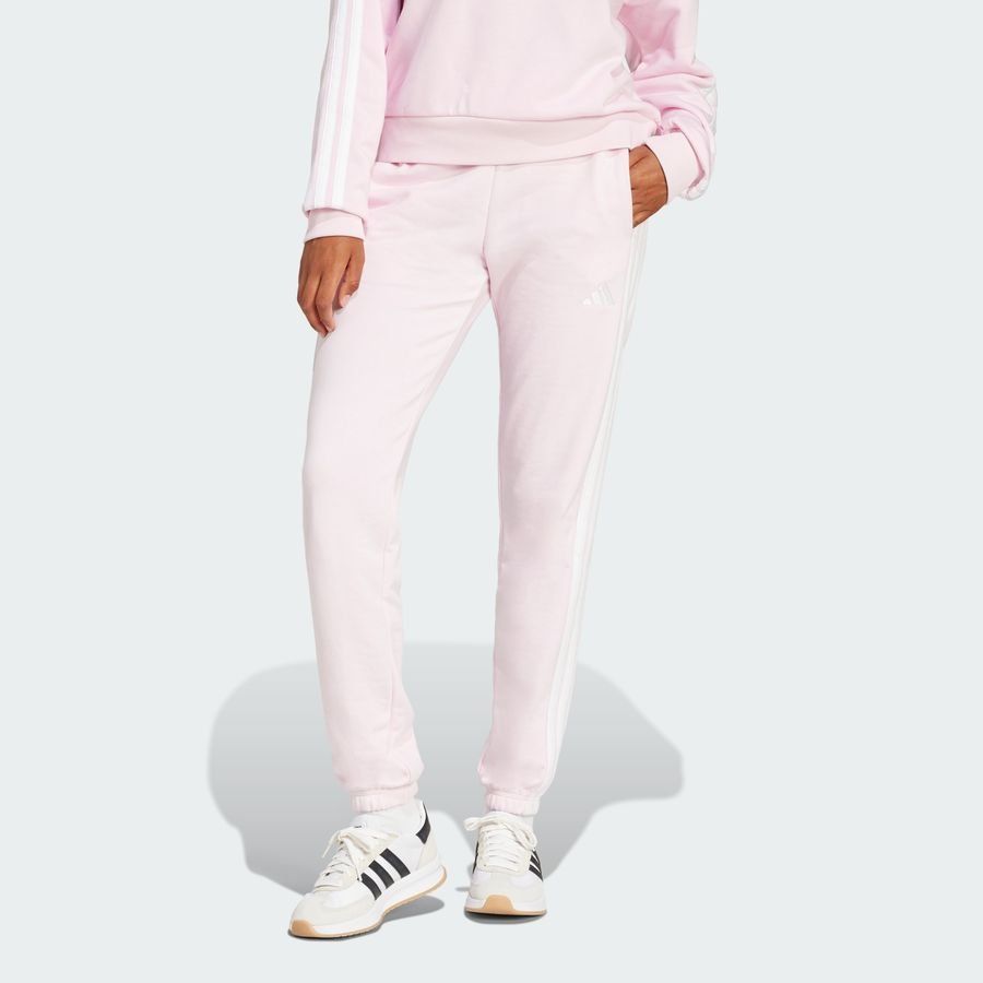 Adidas Pantalon à revers French terry 3 bandes Essentials