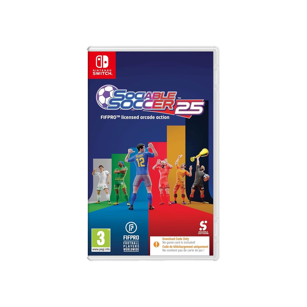 Sociable Soccer 25 Code in Box (Switch)