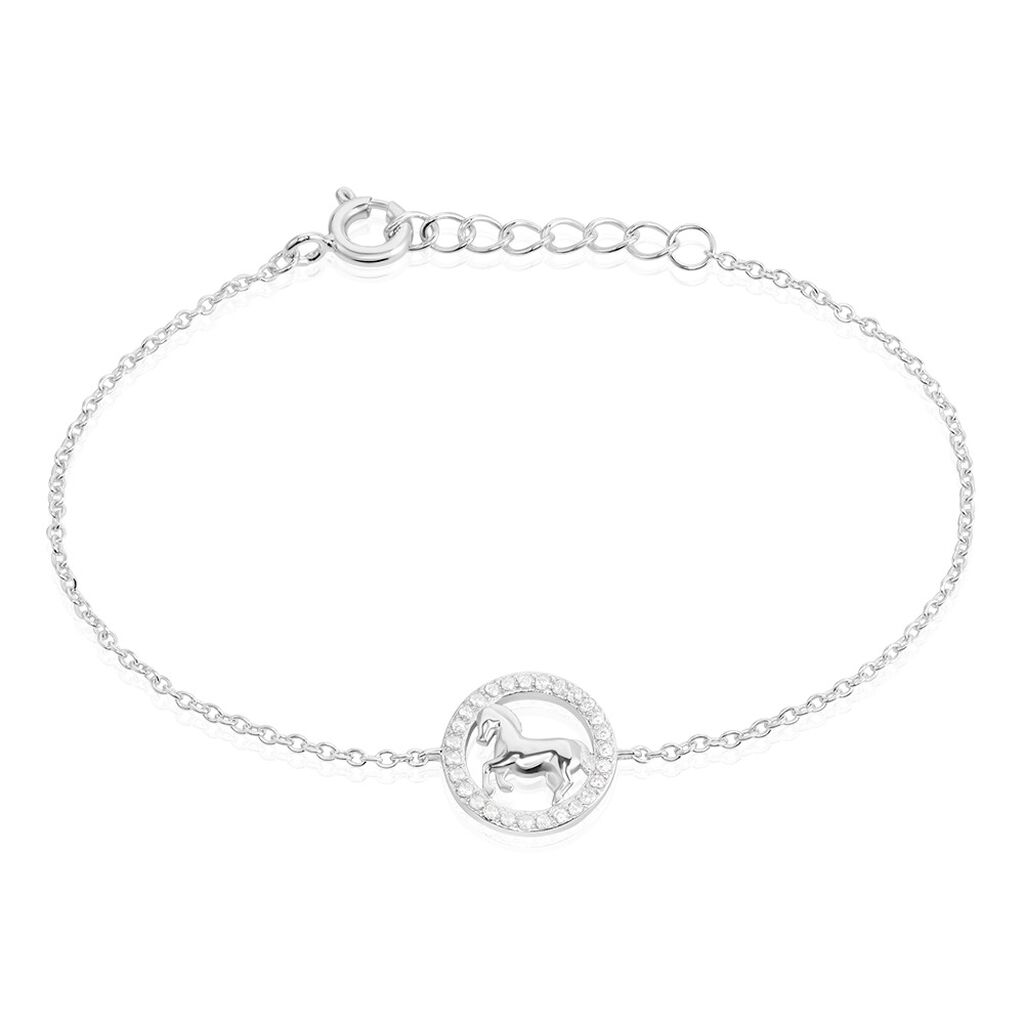 Bracelet Ayeline Argent Blanc Oxyde De Zirconium