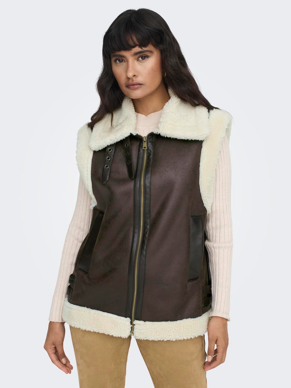 ONLBETTY Bikerjacke in Lederoptik Mole