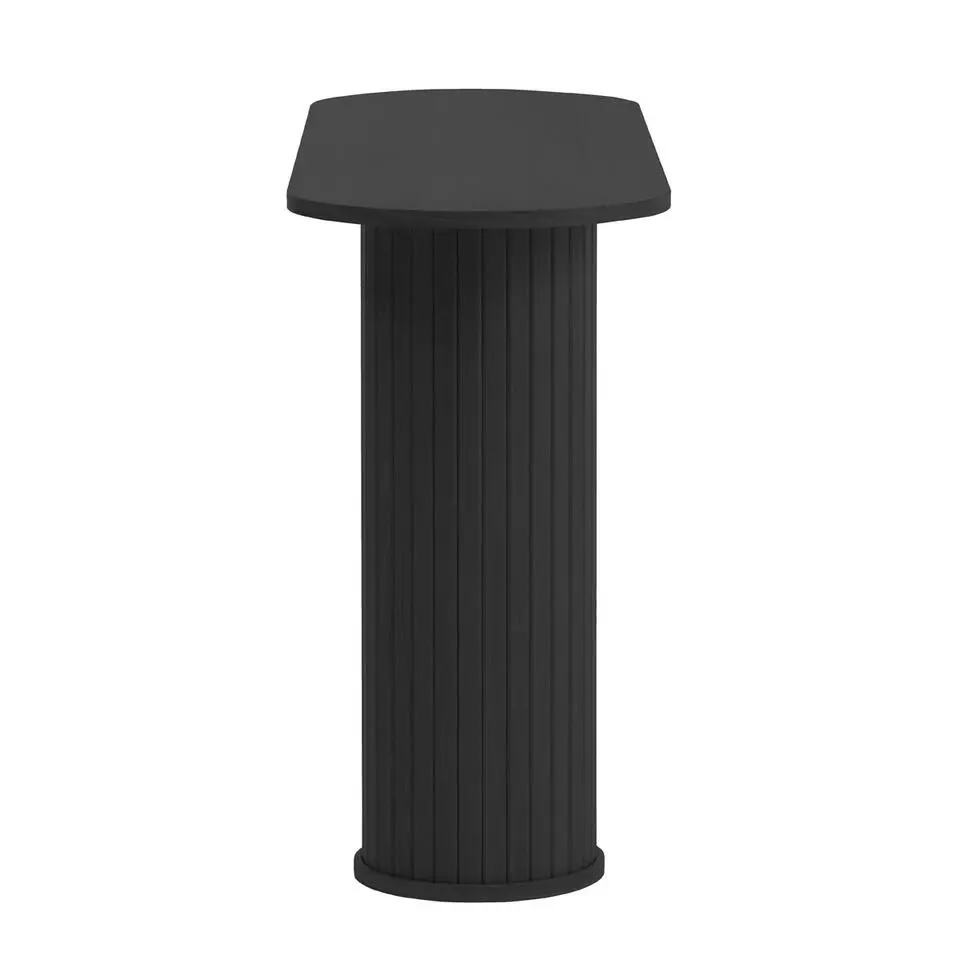 Sidetable Zwart Eikenhout - 130x40x75cm - Nola