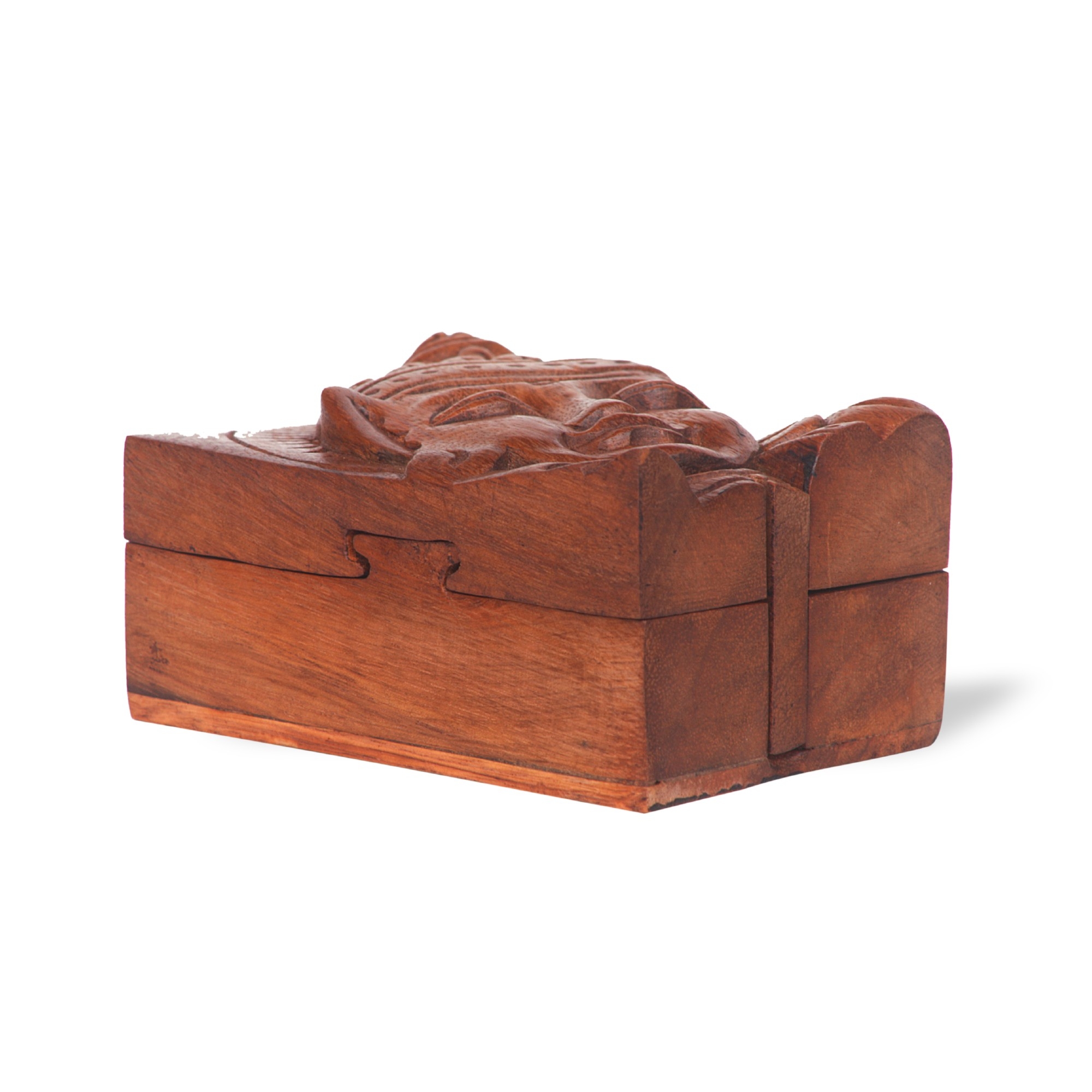 Secret Box 'Buddha', braun, T 7 cm, B 12 cm, 9 cm von fischer's lagerhaus