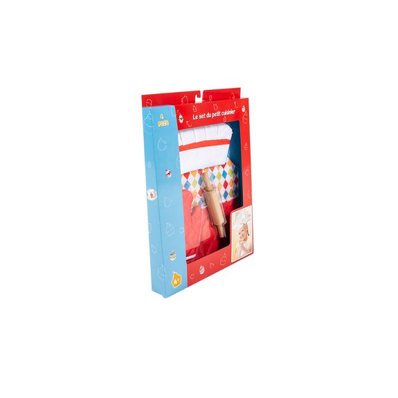 Set et tablier de cuisine 4 pièces