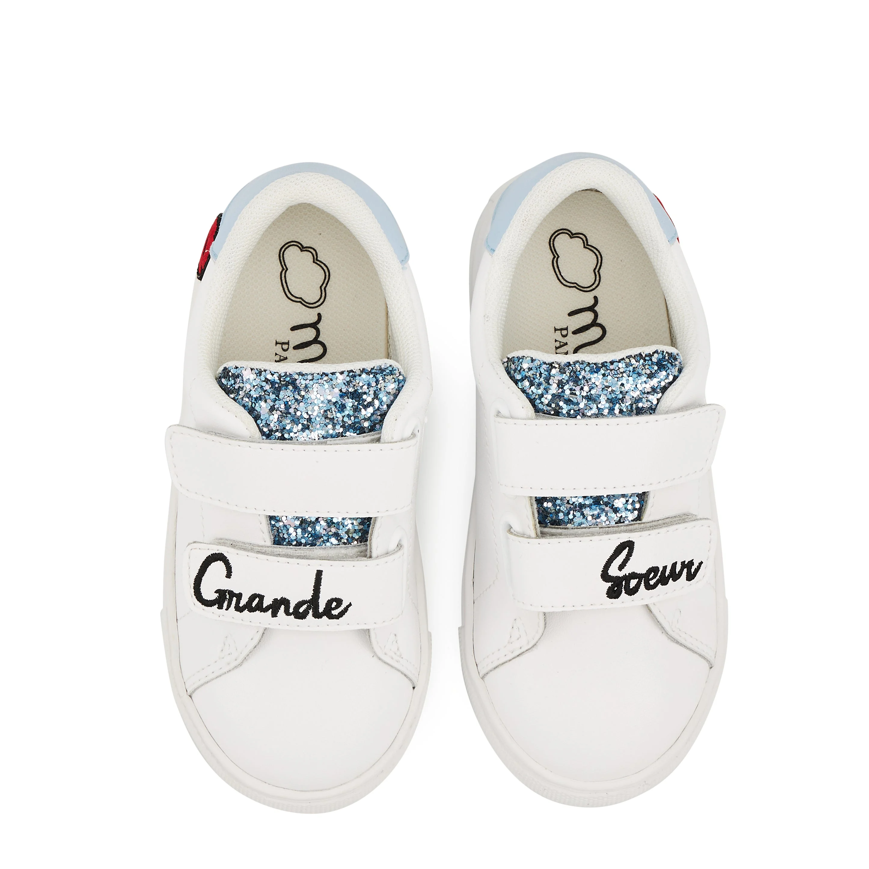 MINI EDITH GRANDE SOEUR - Sneakers en cuir | Blanc