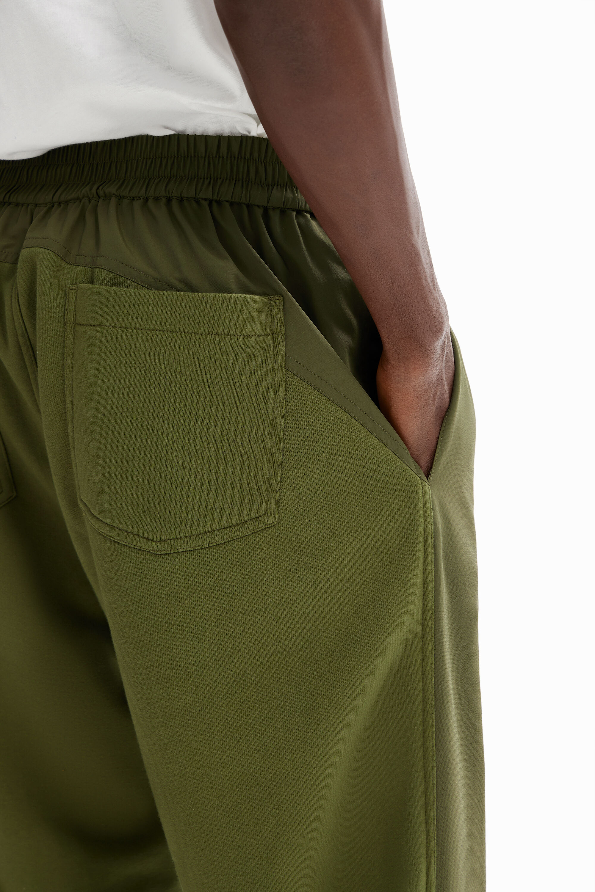 Pantalon hybride plis