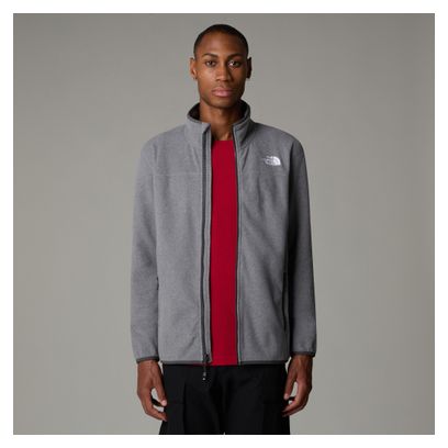 Polaire The North Face 100 Glacier Full Zip Gris