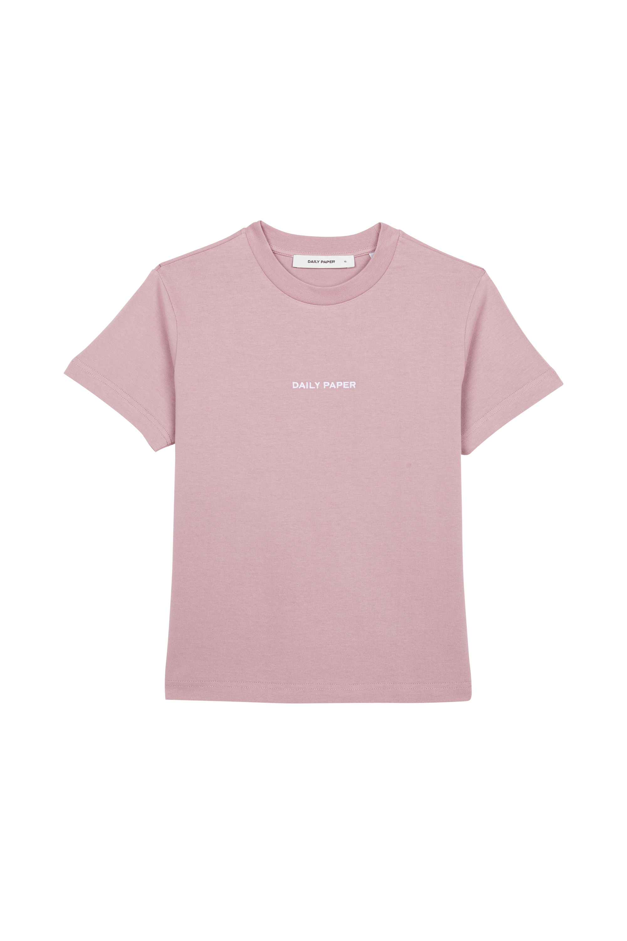 Daily Paper - 100 coton- Col rond- Coupe droite- Manches courtes- Logo brodé Rose