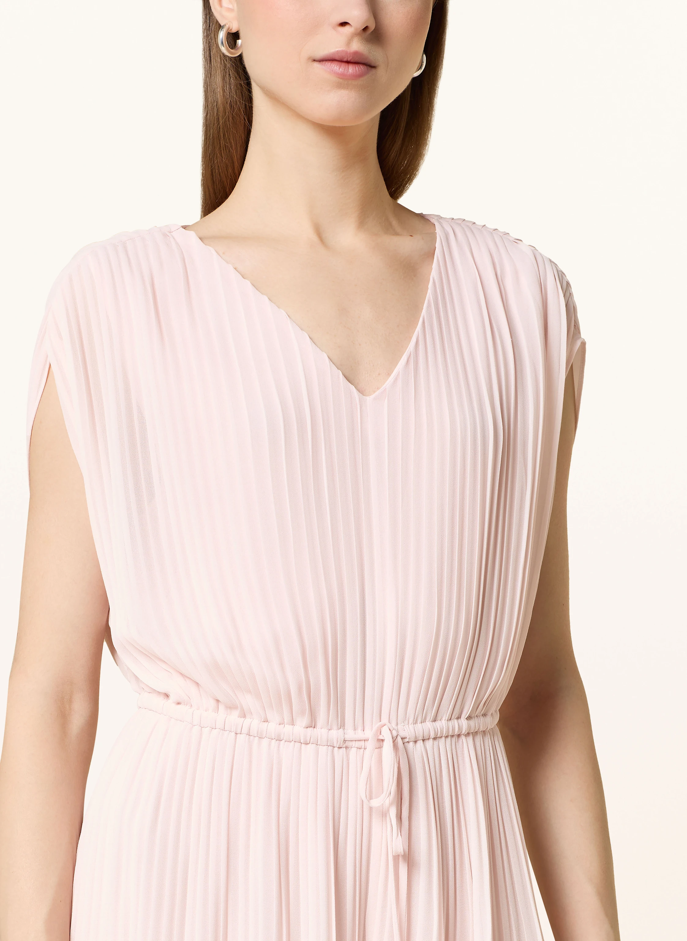 comma Jumpsuit mit Plissees