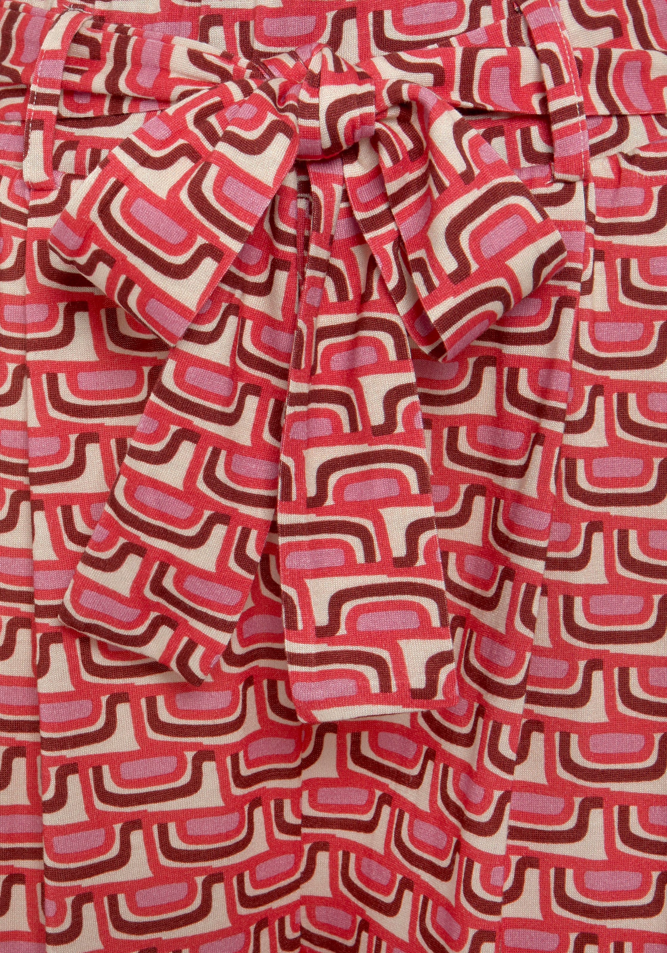 Vivance Culotte  mit Retroprint, leichte Jerseyhose, Sommerhose