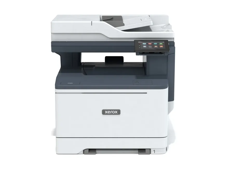 Xerox C325V_DNI - Multifunktionsprinter - farve - laser - Legal (216 x 356 mm) (original) - A4/Legal (medie) - op til 33 spm (kopiering) - op til 33 spm (udskriver) - 250 ark - 33.6 Kbps - USB 2.0, Gigabit LAN, Wi-Fi(n), USB - Green World Alliance re
