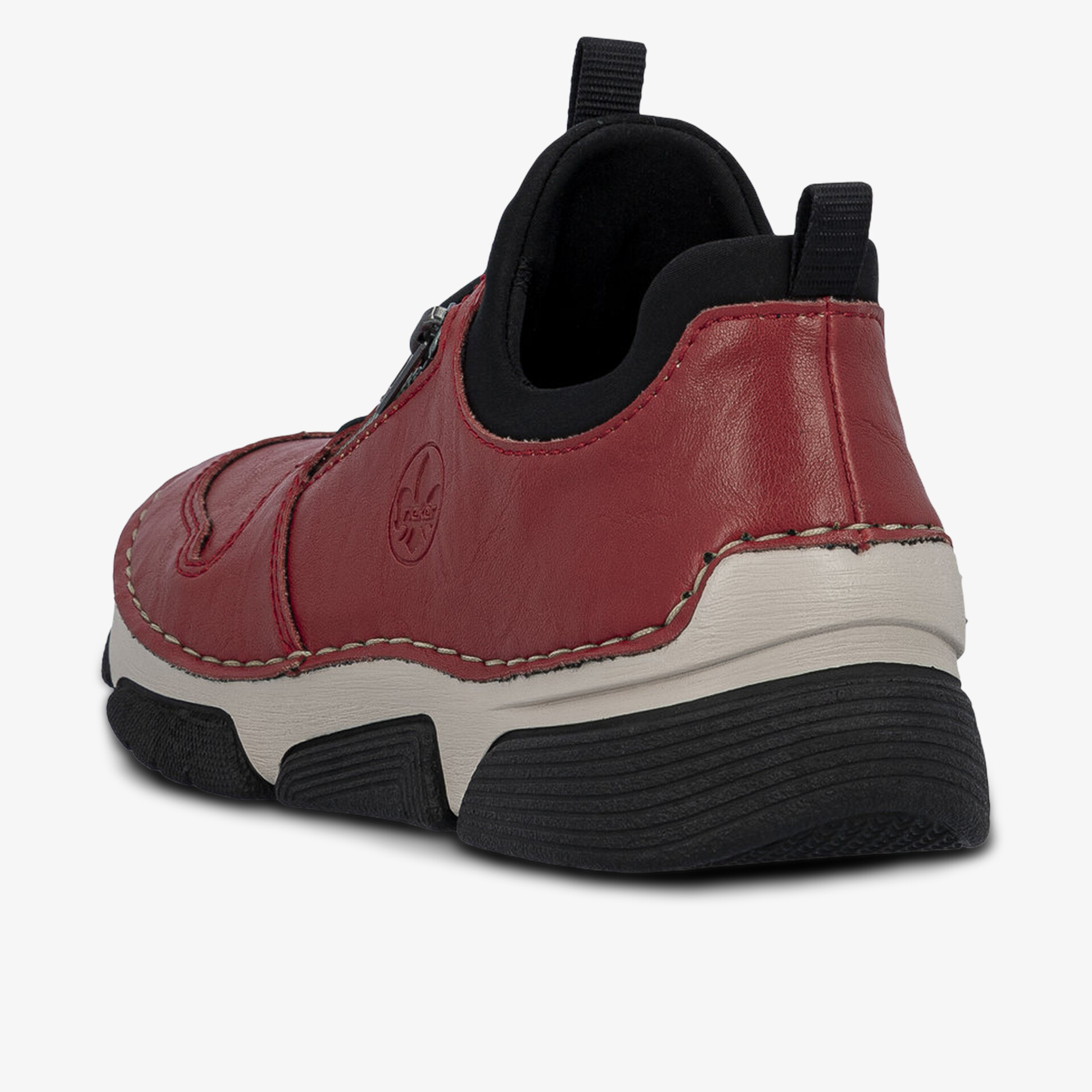 rieker Damen Halbschuhe rot