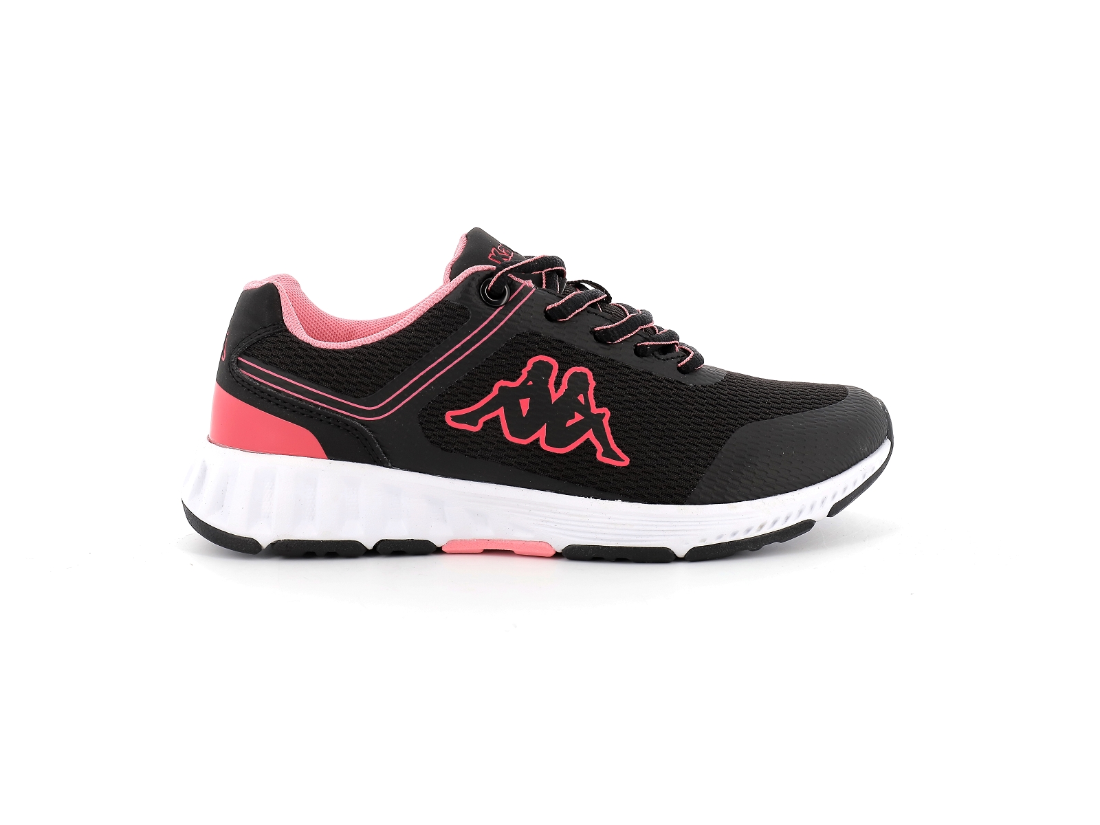 Kappa-3117L8W Matières combinées Noir Rose