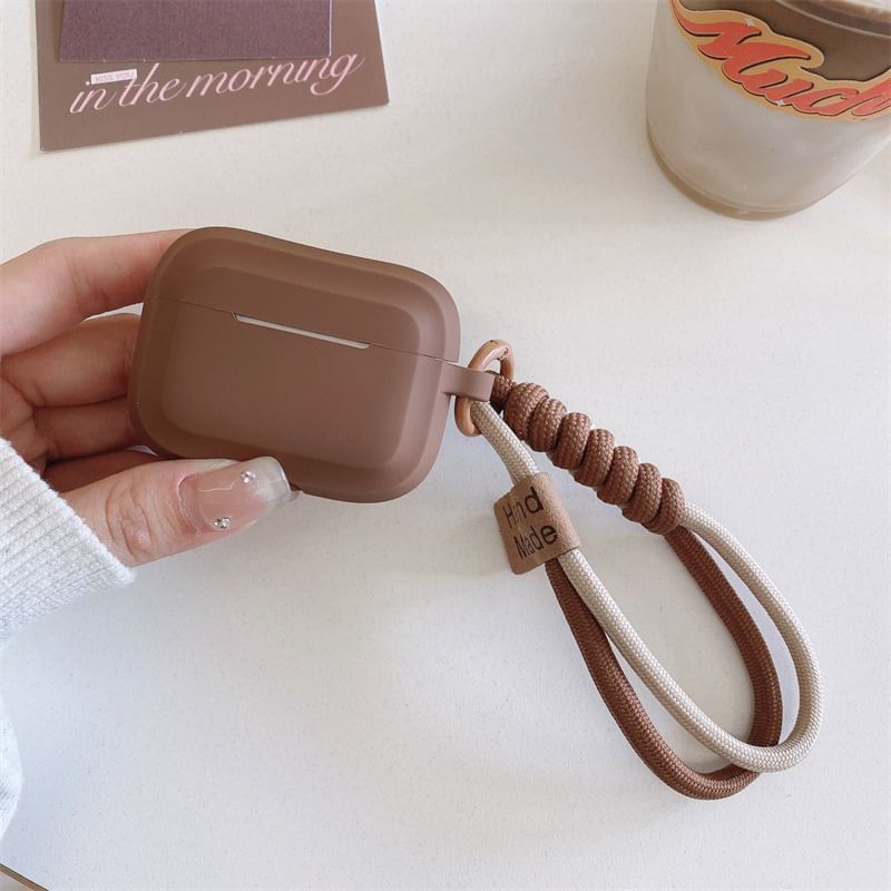 VanDi - Eenvoudige Smiley Strap AirPods / Pro oortelefoonhoesje