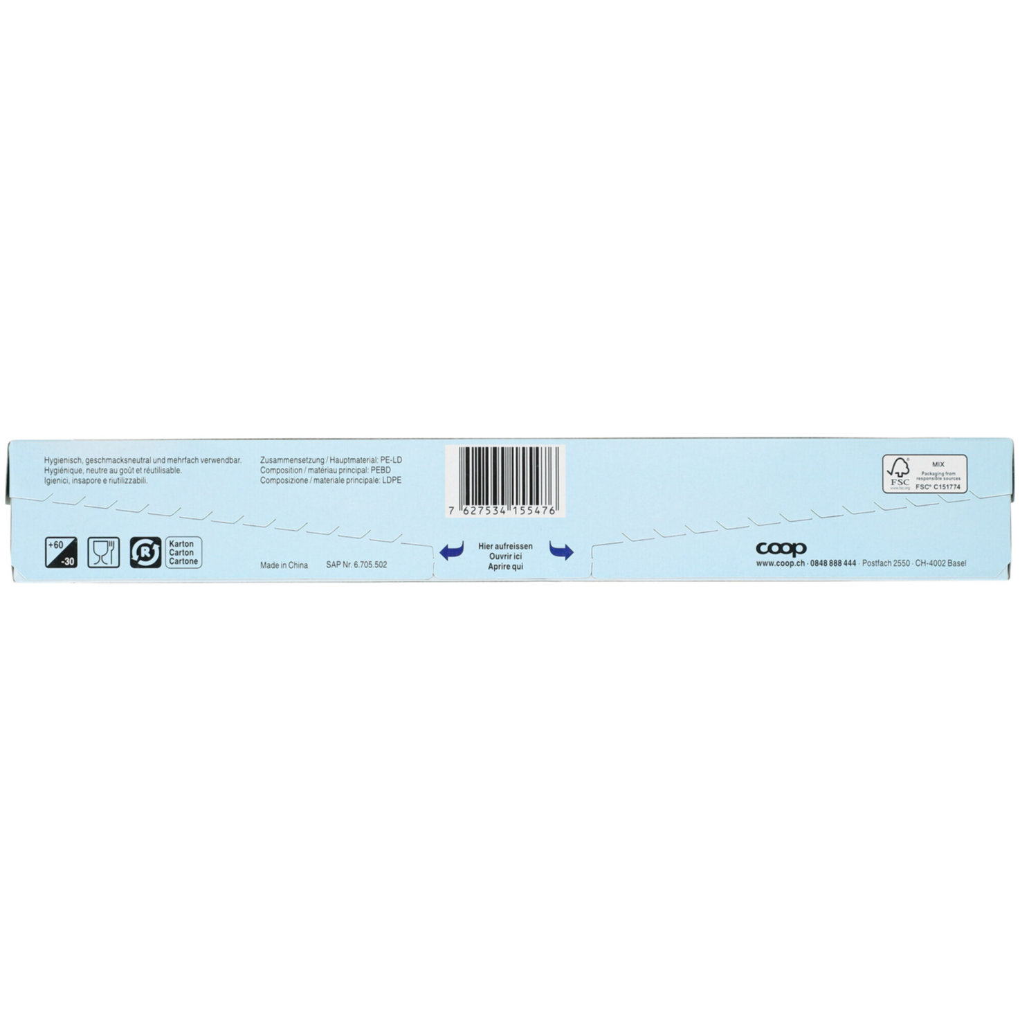 Prix Garantie Tiefkühlbeutel 6L 25 Stück