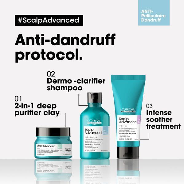 L'Oréal Professional - Scalp Advanced - Anti-Roos Shampoo - Dermo-Clarifier