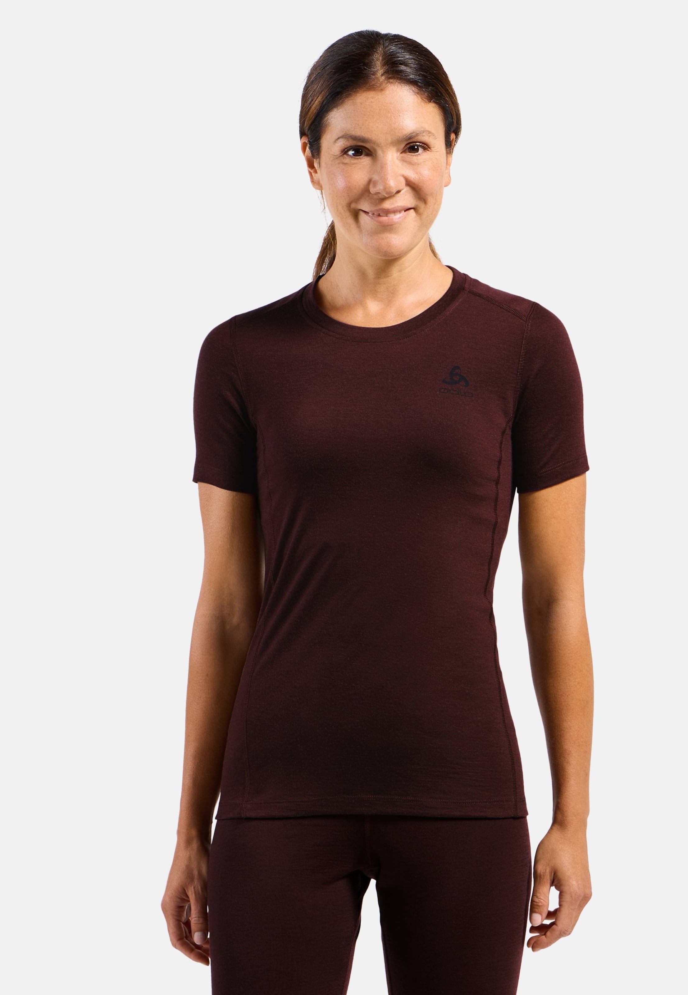 Natural Merino 200 Base Layer T-shirt in fudge