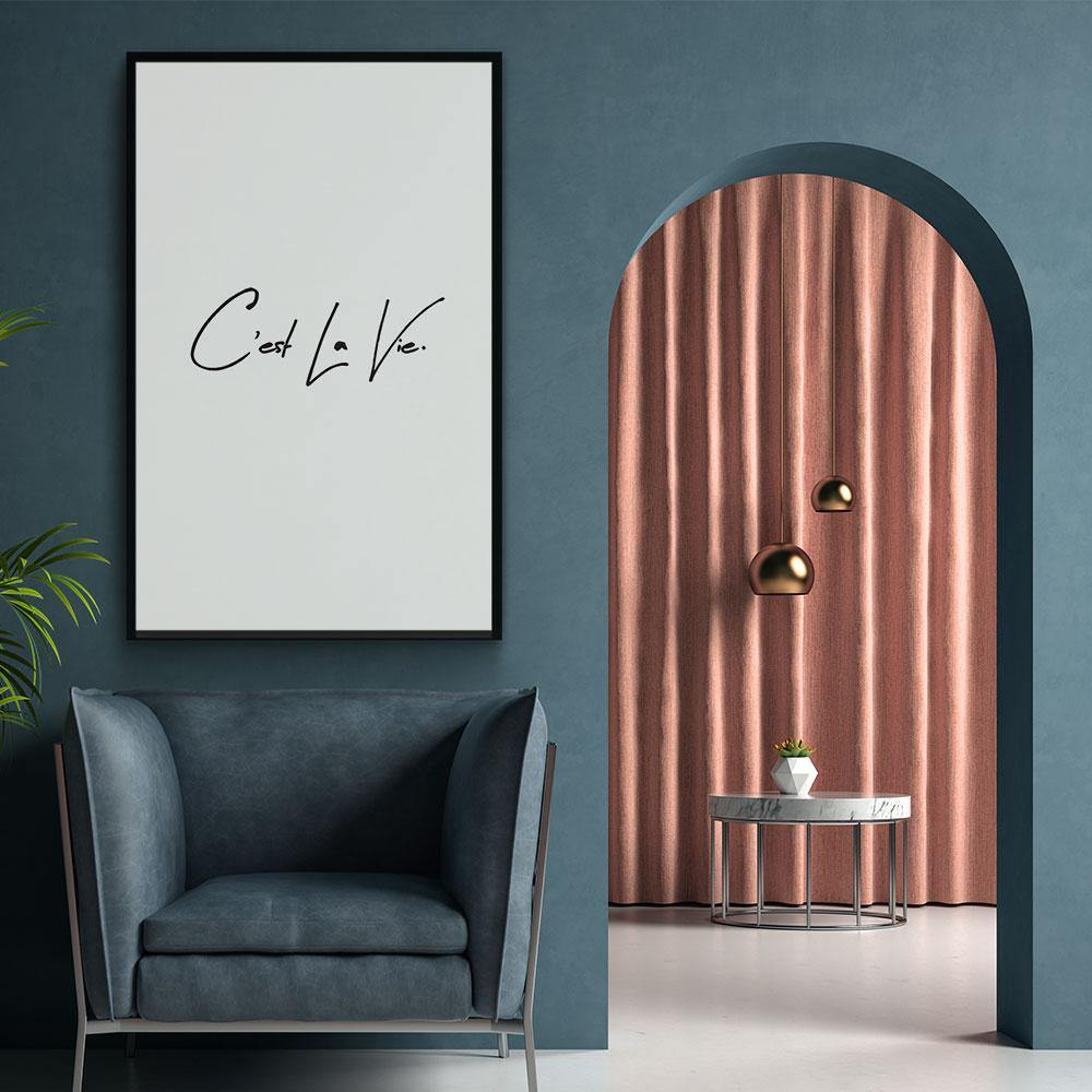 Walljar poster ingelijst - C'est La Vie Poster ingelijst - 70 x 100 cm